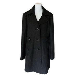 Giacca Gallery Wool Blend Charcoal Peacoat Size L